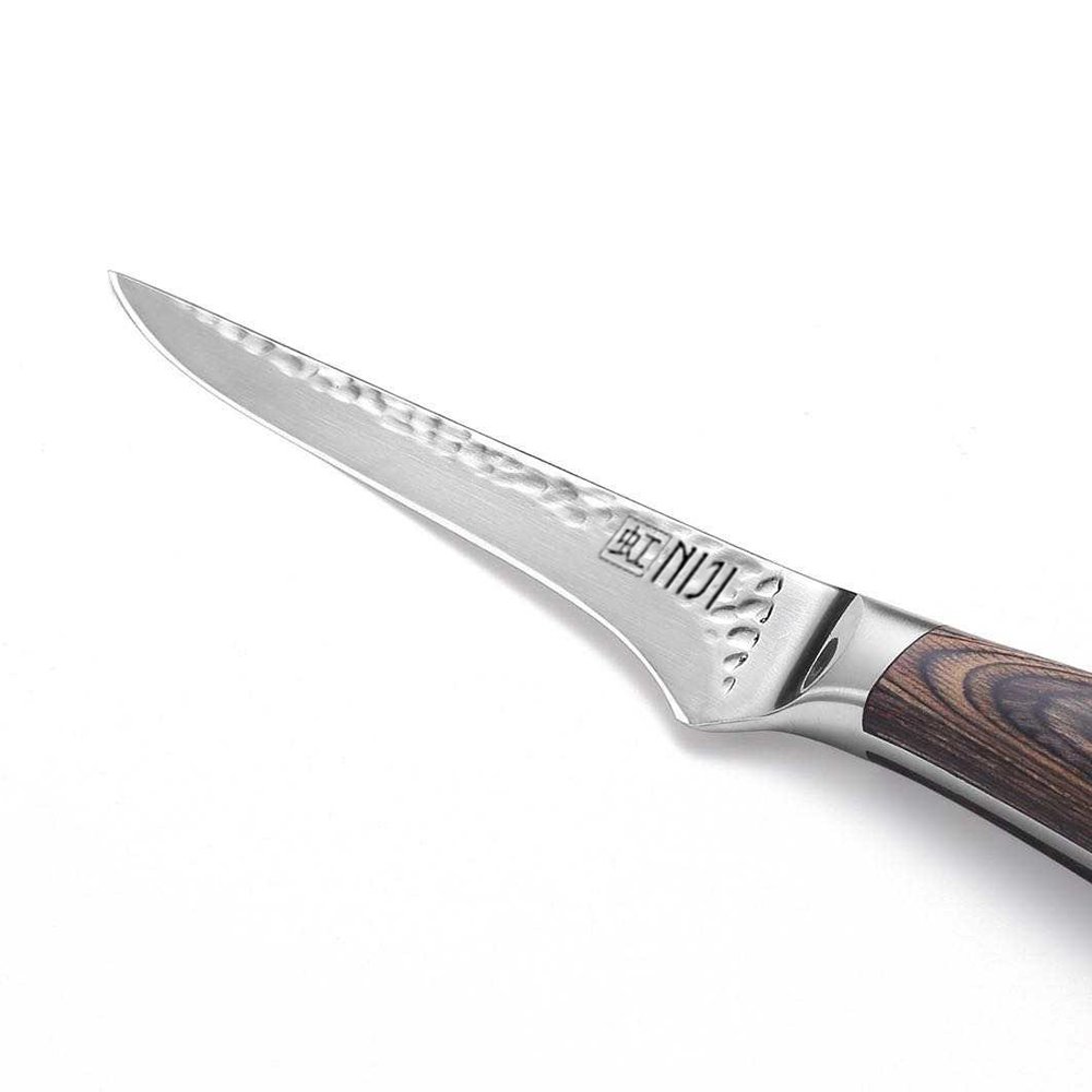 NIJI 6-Inch Hammered Collection Filetting Knife