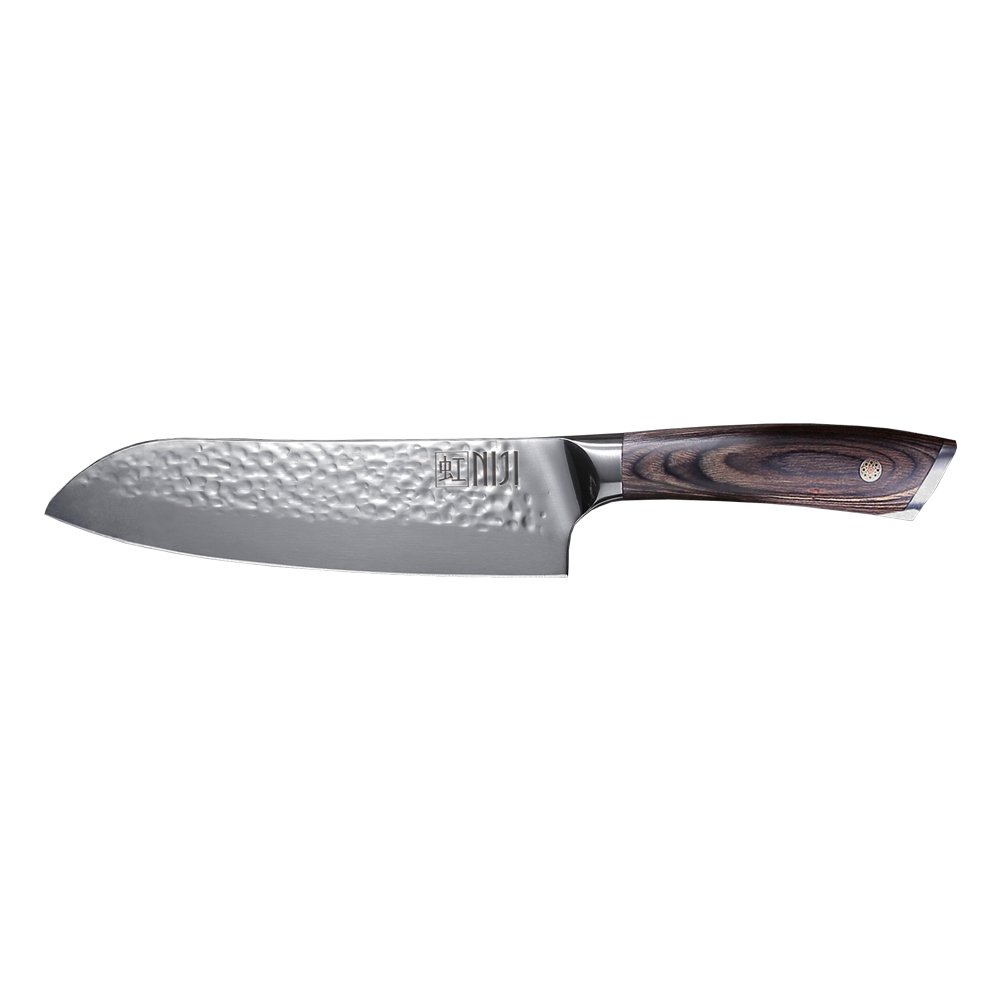 NIJI 7 inch hammered collection Santoku